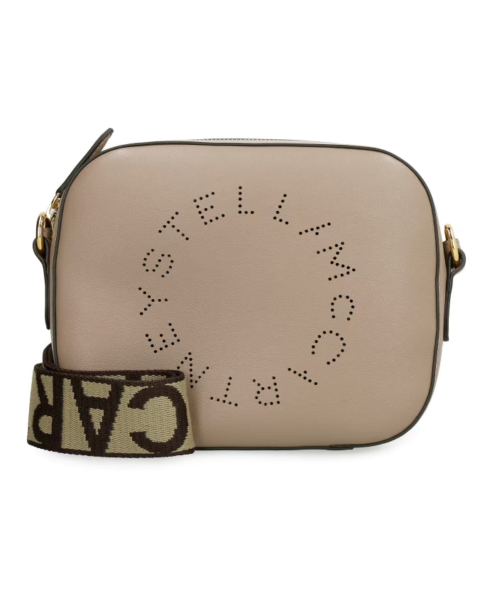 Perforated Logo Crossbody Camera Bag