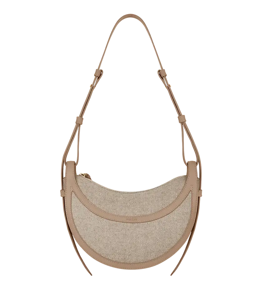 Polene Numéro Dix Edition Duo Taupe Canvas - Size: One Size Bags | Shop From The Mirage