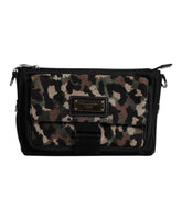Leopard Jacquard Crossbody Bag