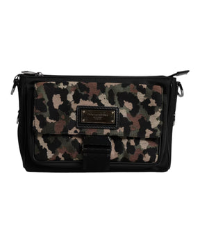 Leopard Jacquard Crossbody Bag