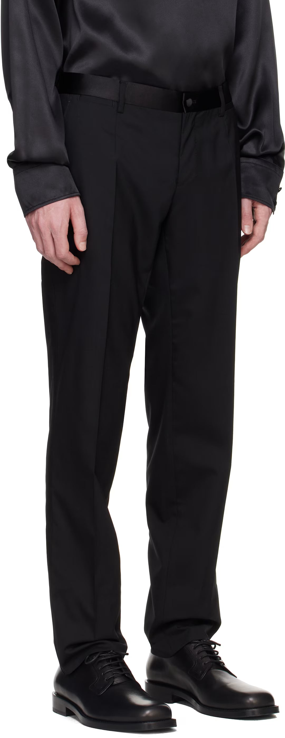 Dolce&Gabbana Black Six-Pocket Trousers
