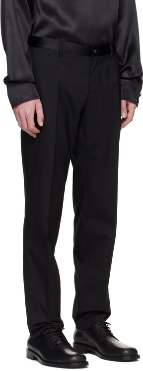Dolce&Gabbana Black Six-Pocket Trousers