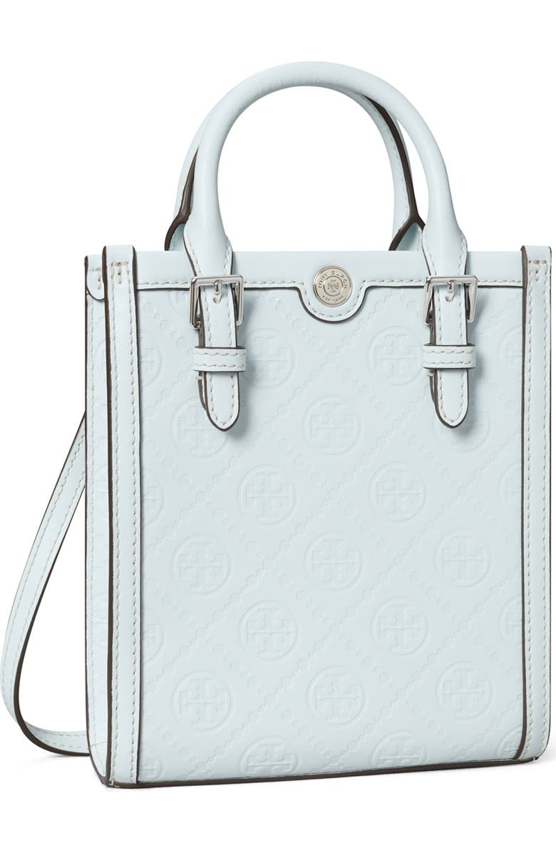 Mini T Monogram Debossed North/South Tote
