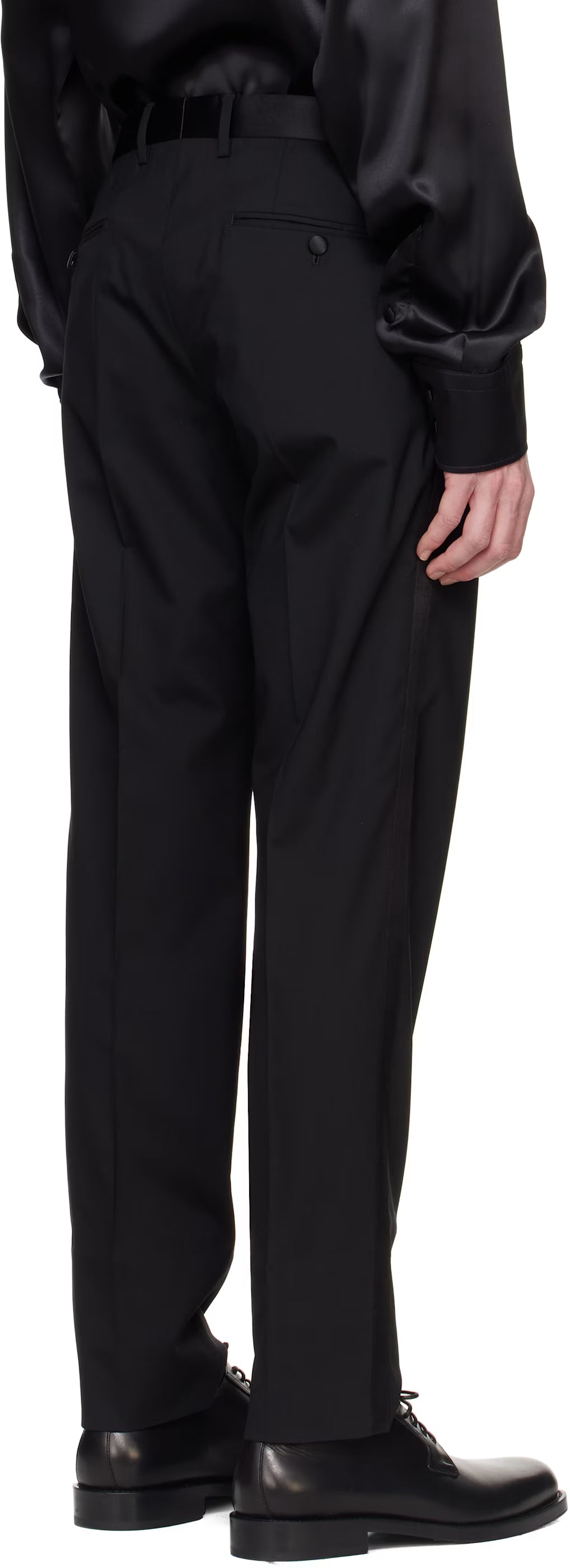 Dolce&Gabbana Black Six-Pocket Trousers