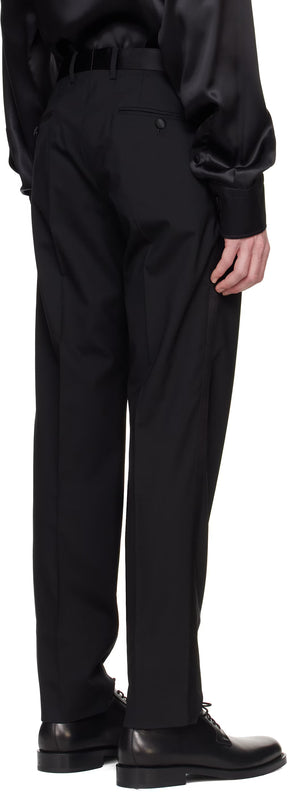 Dolce&Gabbana Black Six-Pocket Trousers