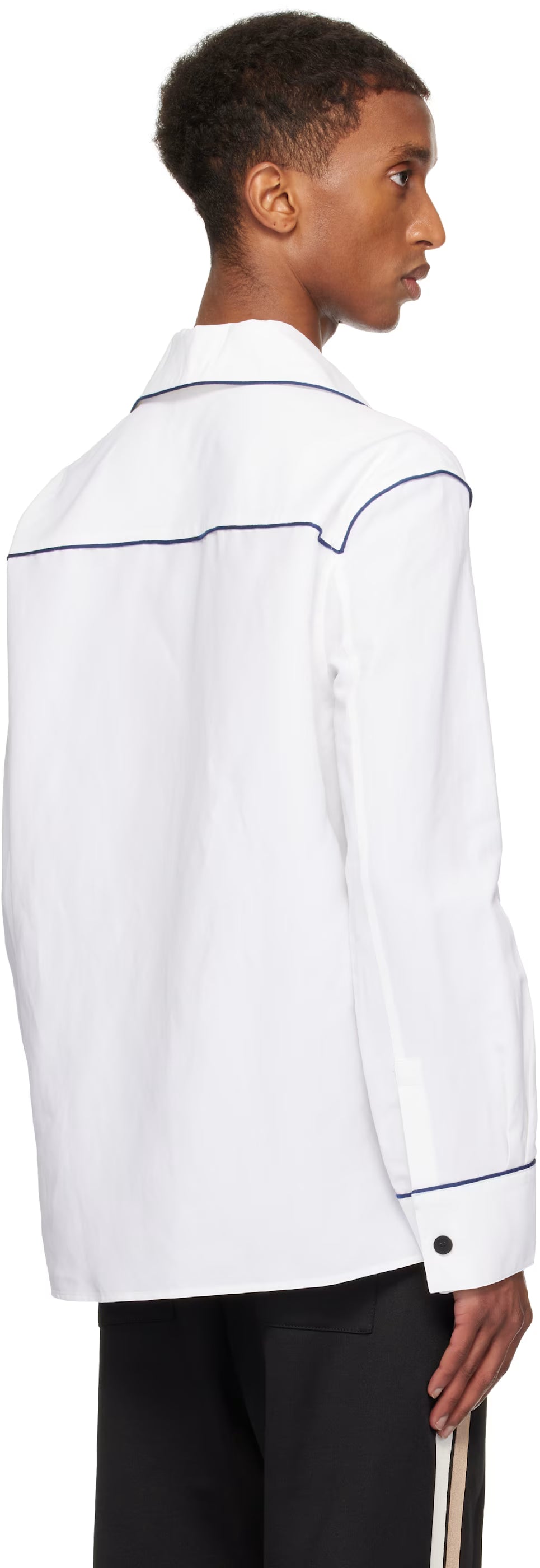 Ferragamo White Pajama Shirt