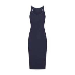 Cotton Rib Tank Midi Dress