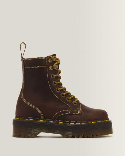 Jadon Boot Arc Crazy Horse Platforms — Brown