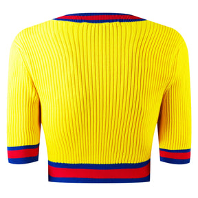 Web Knit Crop Top Womens