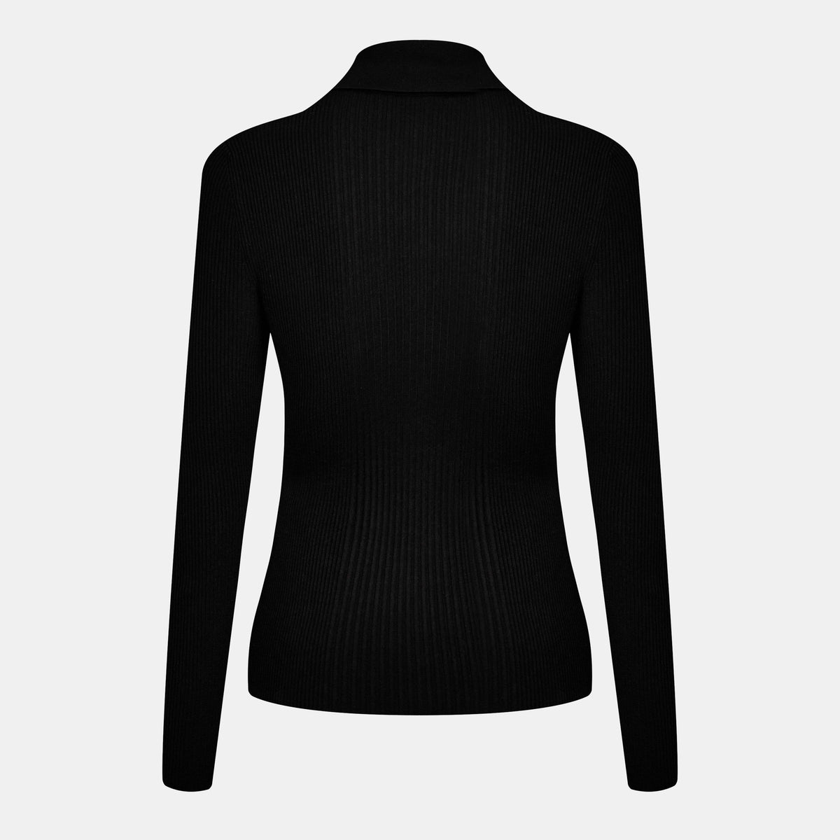 Women's Viscose Fine Rib Polo Shirt