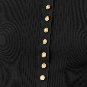 Women's Viscose Fine Rib Polo Shirt