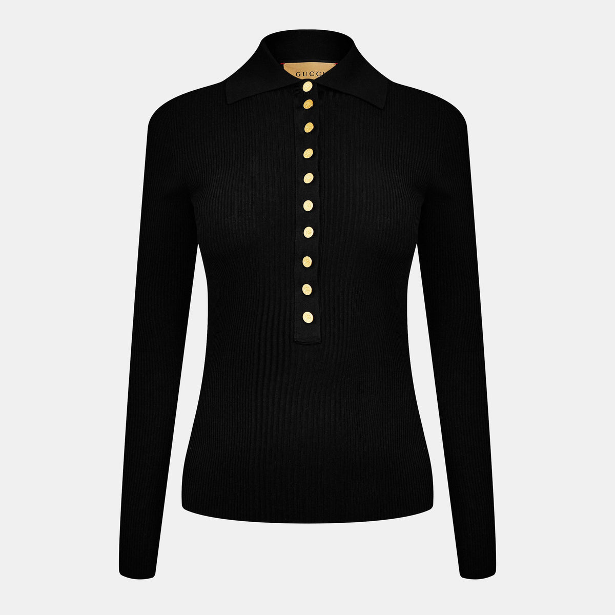 Women's Viscose Fine Rib Polo Shirt