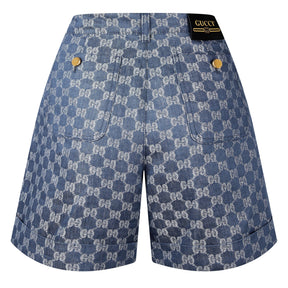 GG Supreme Denim Shorts