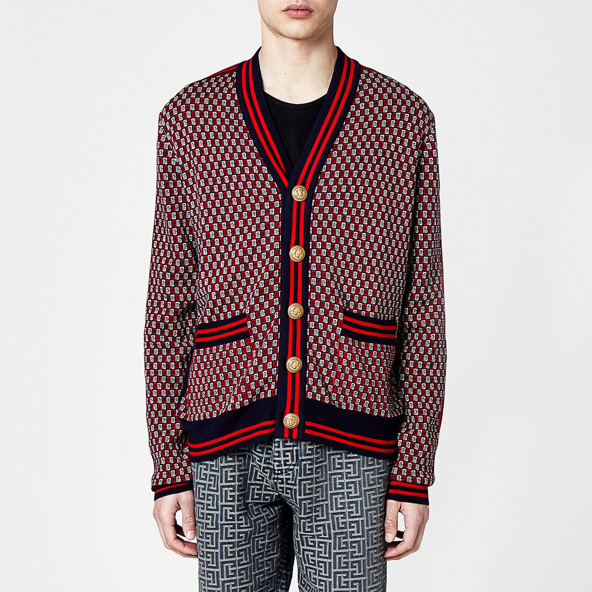 Monogram Cardigan