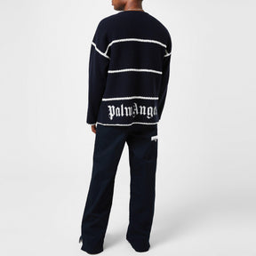 Monogram Striped Sweatshirt