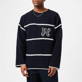 Monogram Striped Sweatshirt