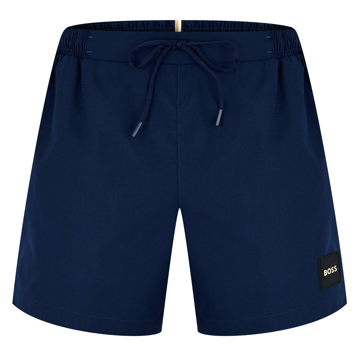 Men's Luc Badge Swim Shorts, Comfortable Elasticated Waist