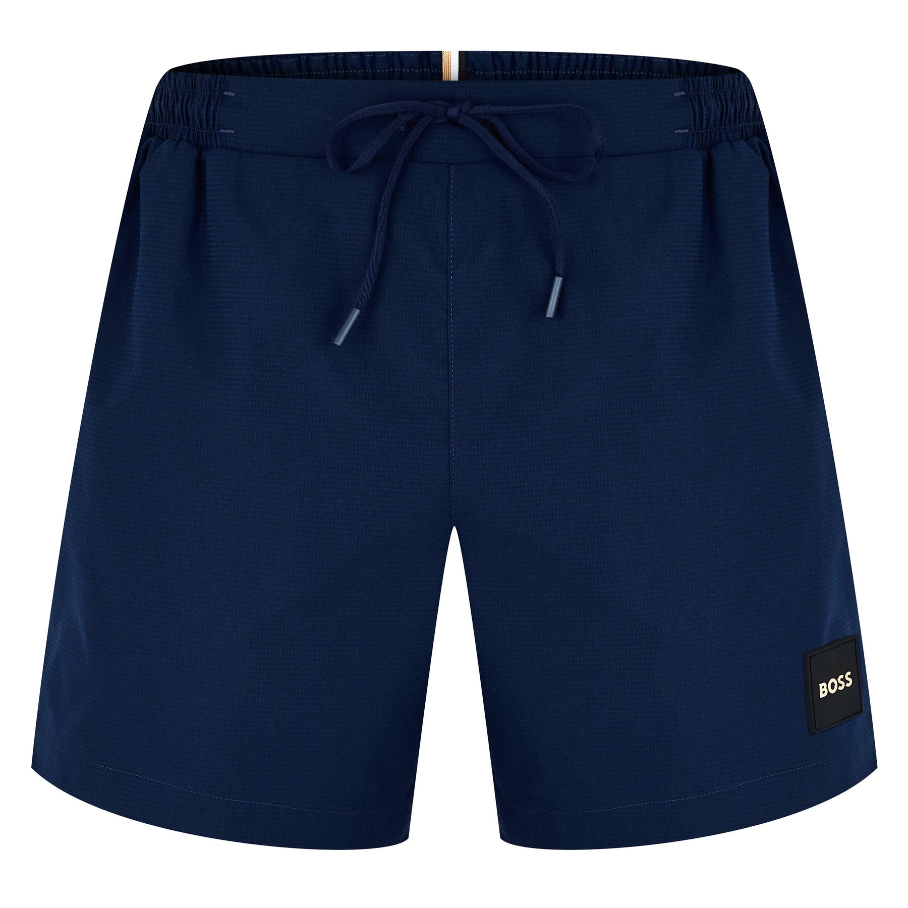 Men's Luc Badge Swim Shorts, Comfortable Elasticated Waist