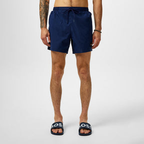 Men's Luc Badge Swim Shorts, Comfortable Elasticated Waist