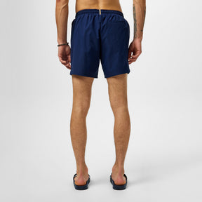 Men's Luc Badge Swim Shorts, Comfortable Elasticated Waist