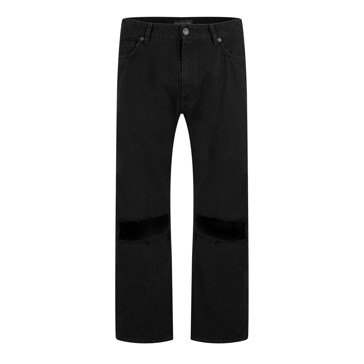 Loose Fit Buckle Pants