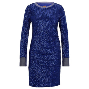 Women's Edegra All-over Sequinned Design Dress