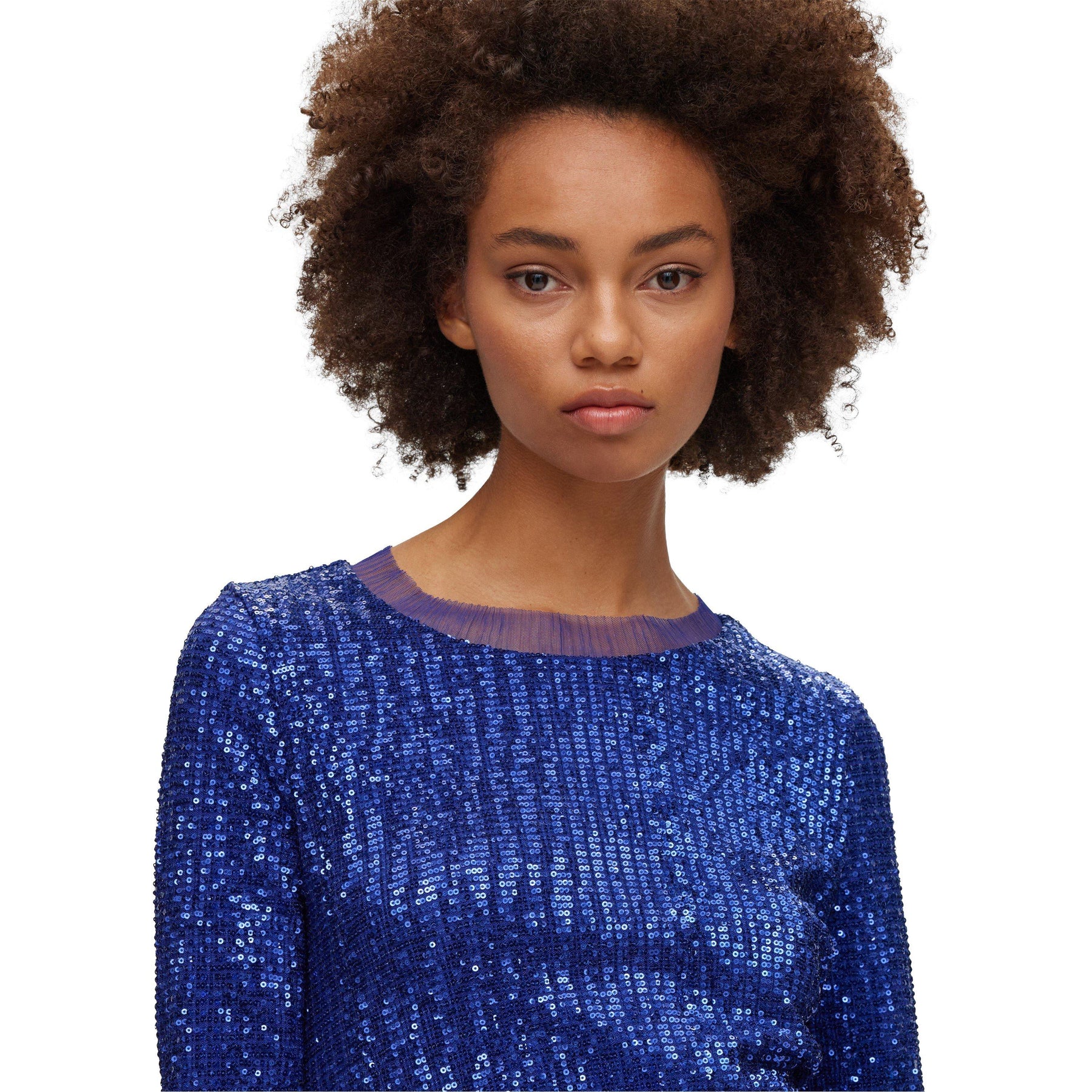 Women's Edegra All-over Sequinned Design Dress