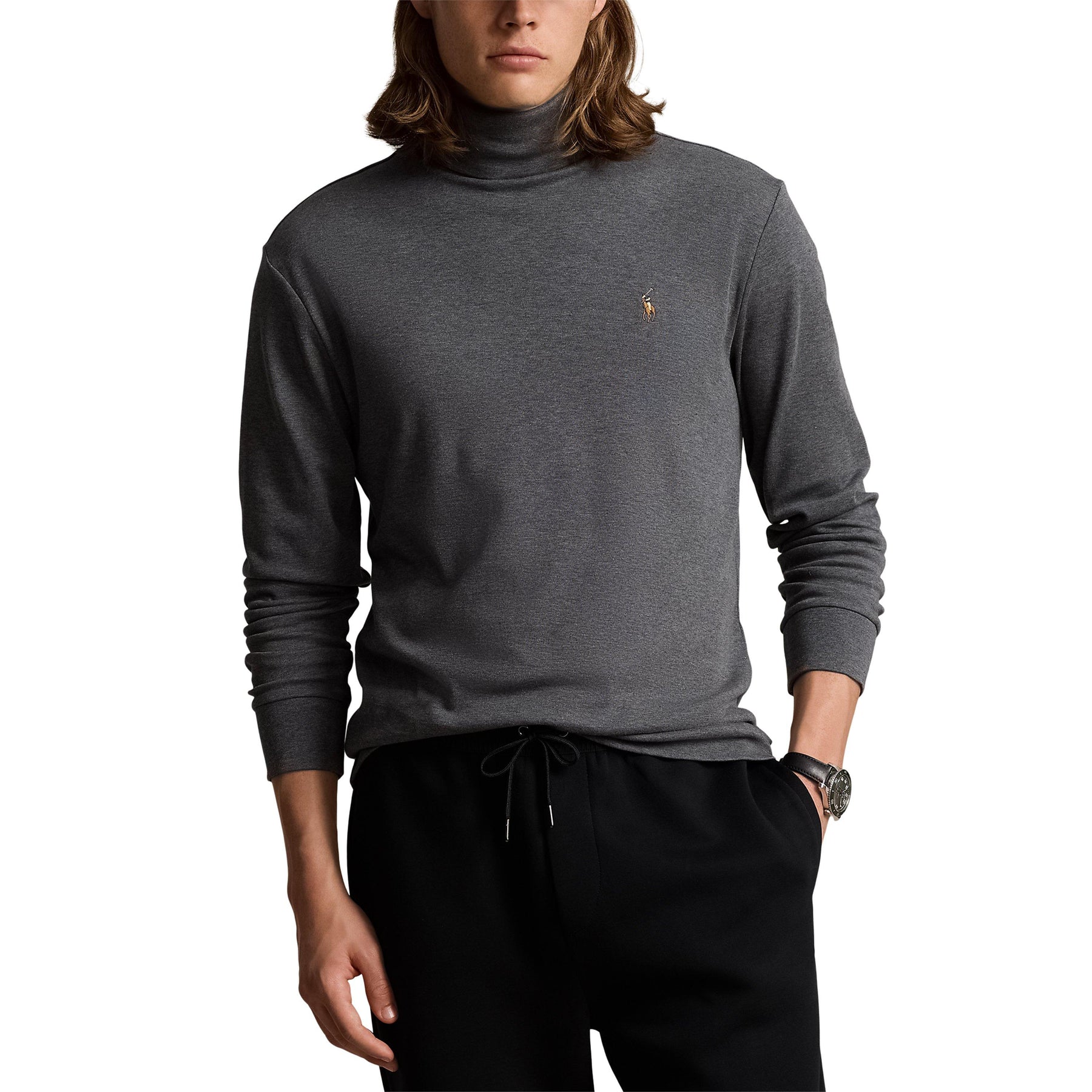 Soft Cotton Roll Neck Jumper