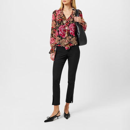 Cristii Long-Sleeve Patterned Shirt