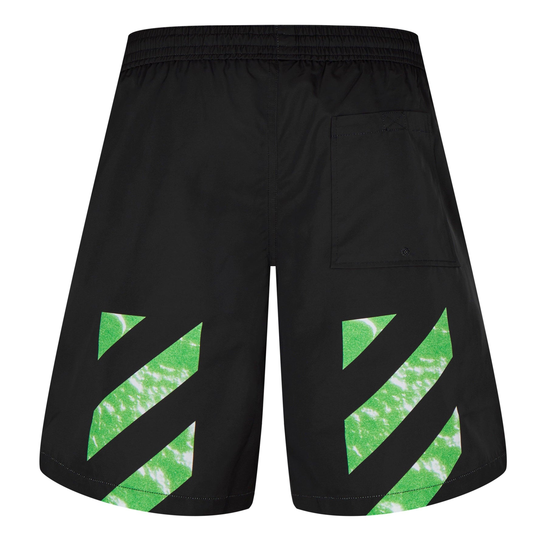 Diagonal Stripe Swim Shorts