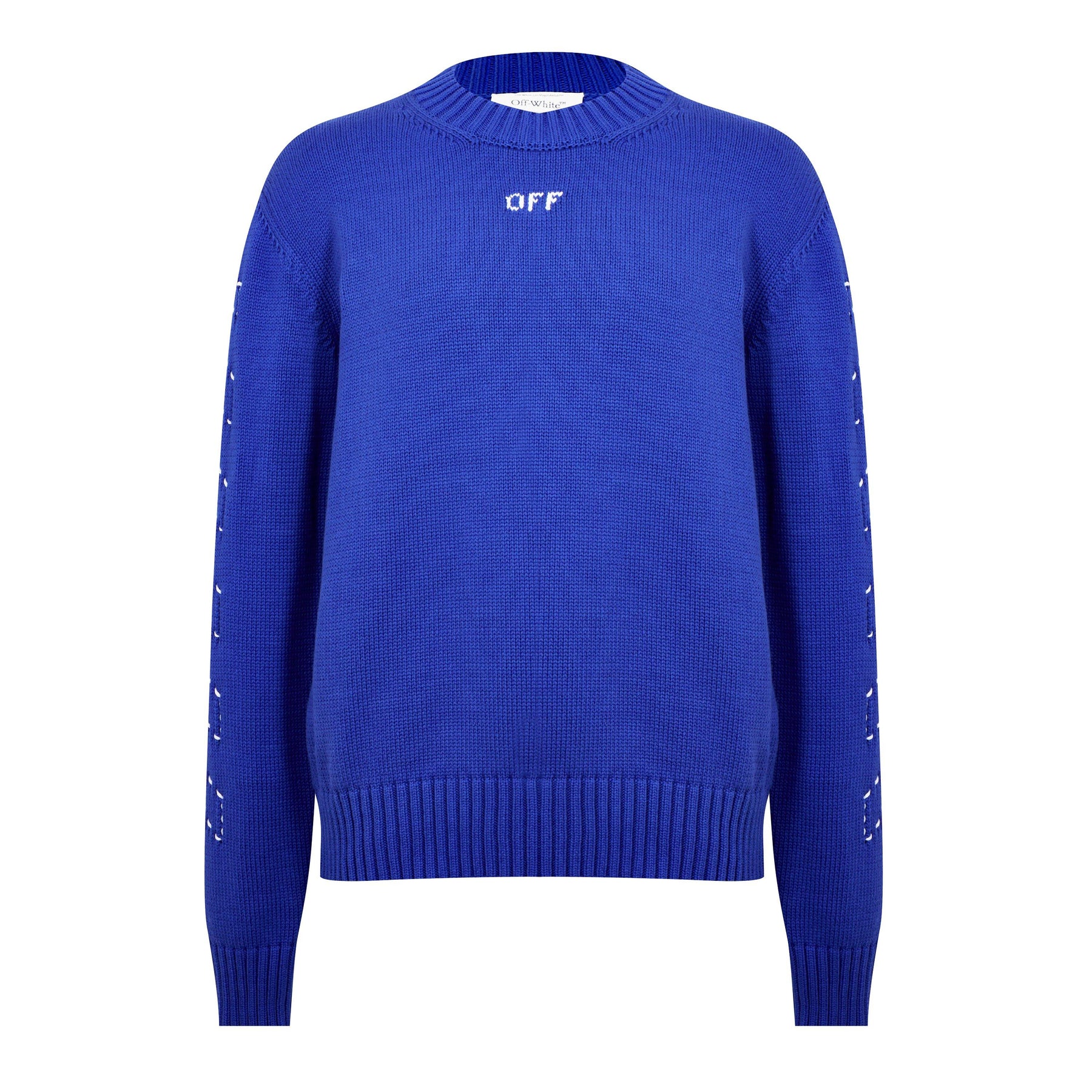 Stitch Arrows Diagonal Knit Jumper