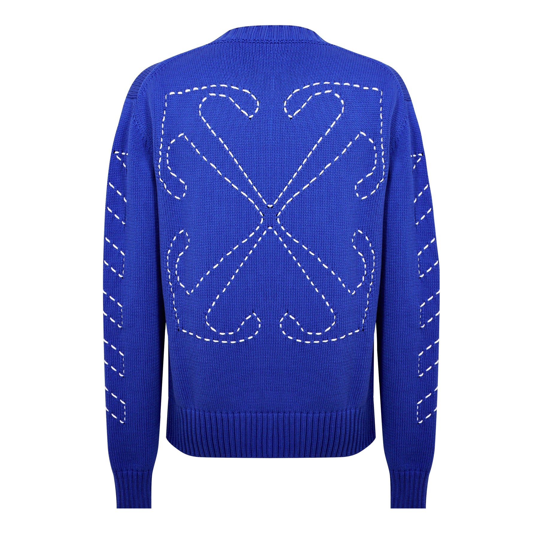 Stitch Arrows Diagonal Knit Jumper