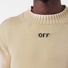Stitch Arrows Diagonal Knit Jumper