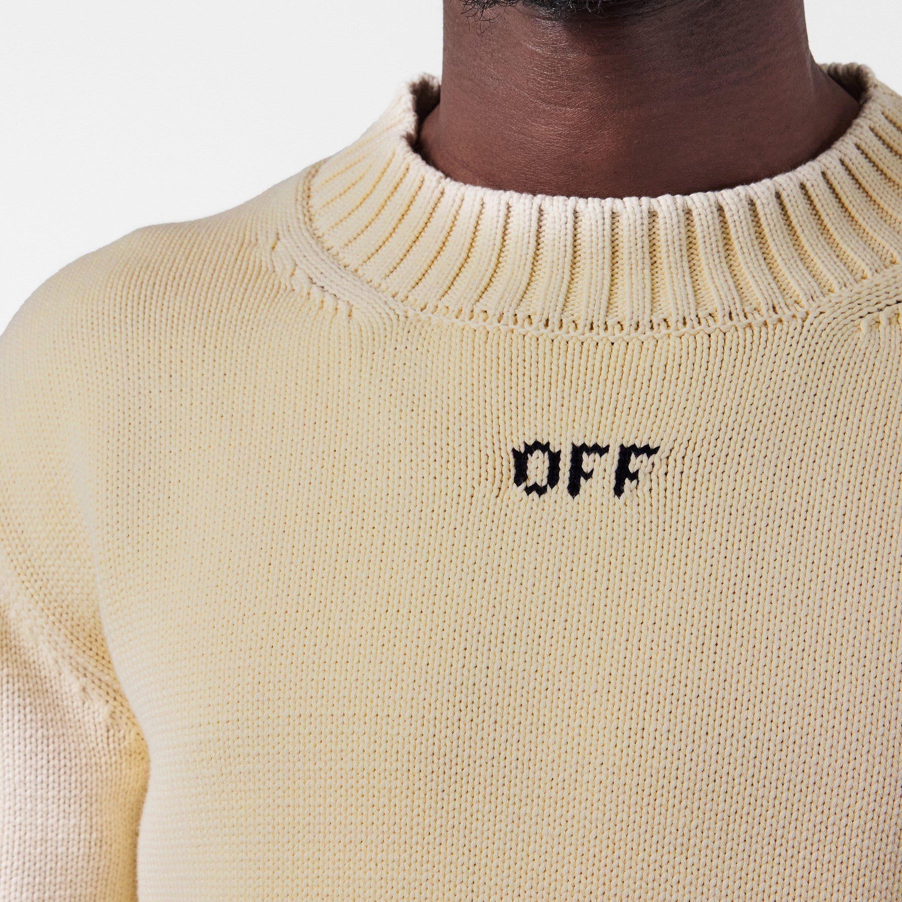Stitch Arrows Diagonal Knit Jumper