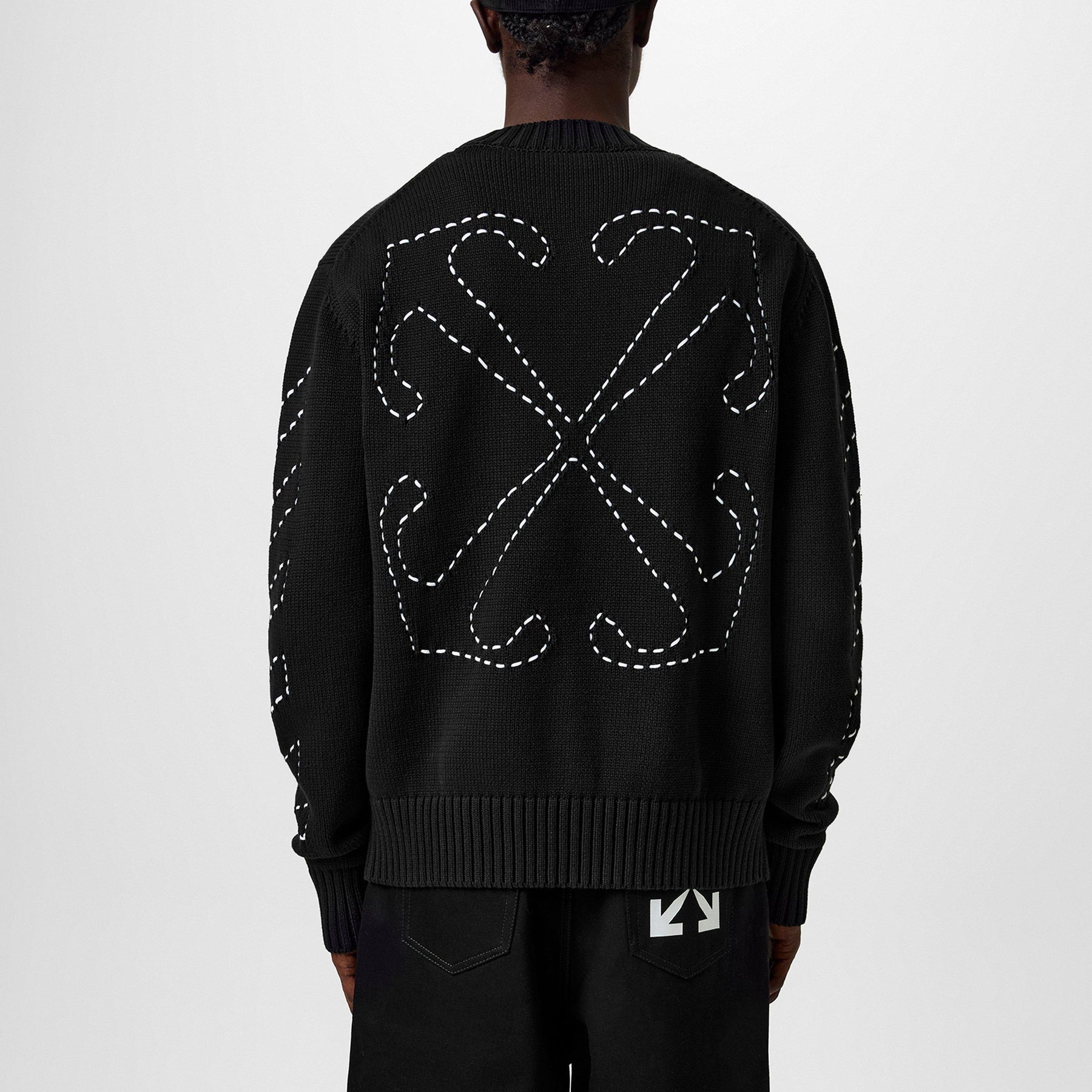 Stitch Arrow Knit Sweater