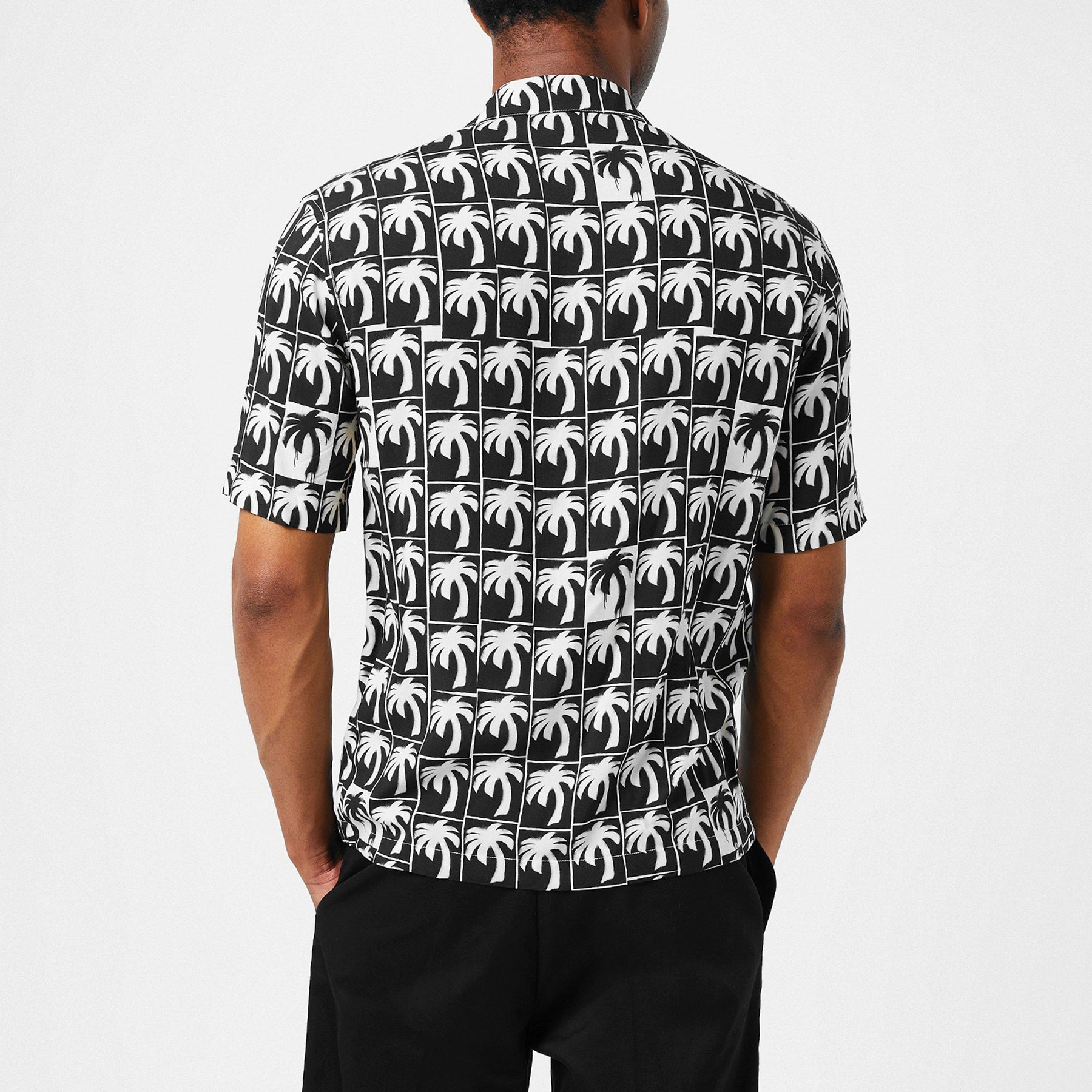 Palm-Tree Bowling Shirt