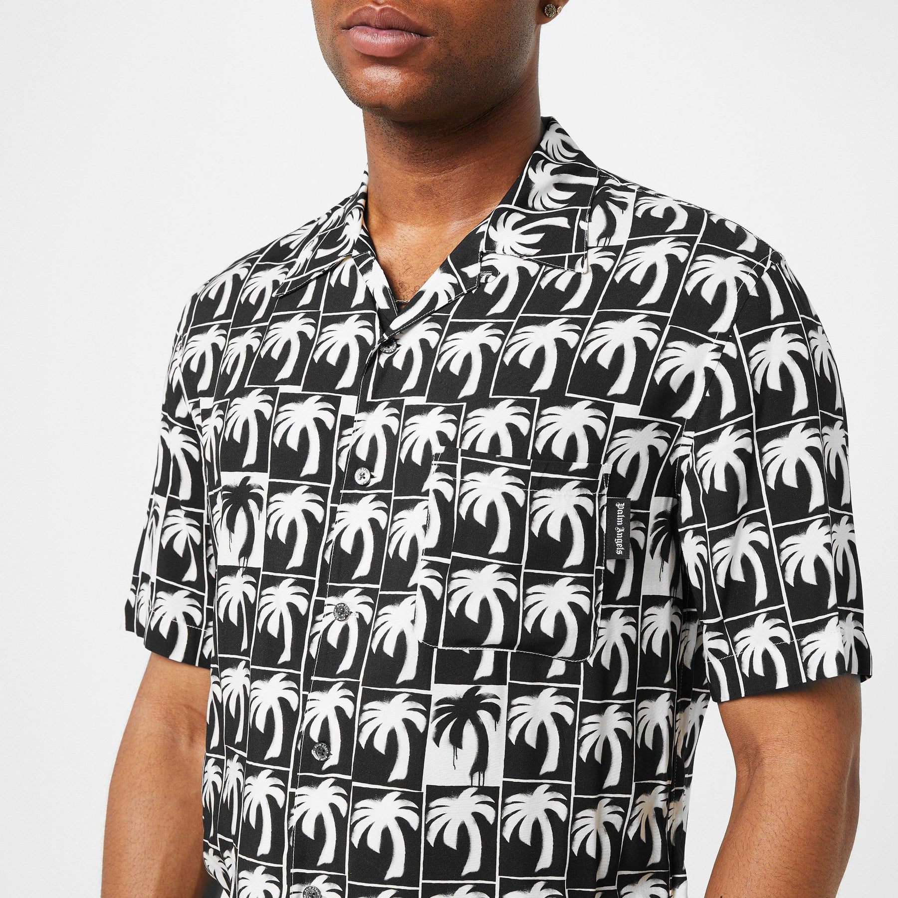 Palm-Tree Bowling Shirt
