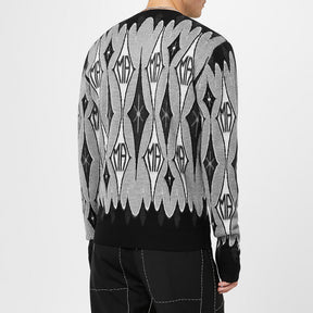 Argyle Jacquard Sweater