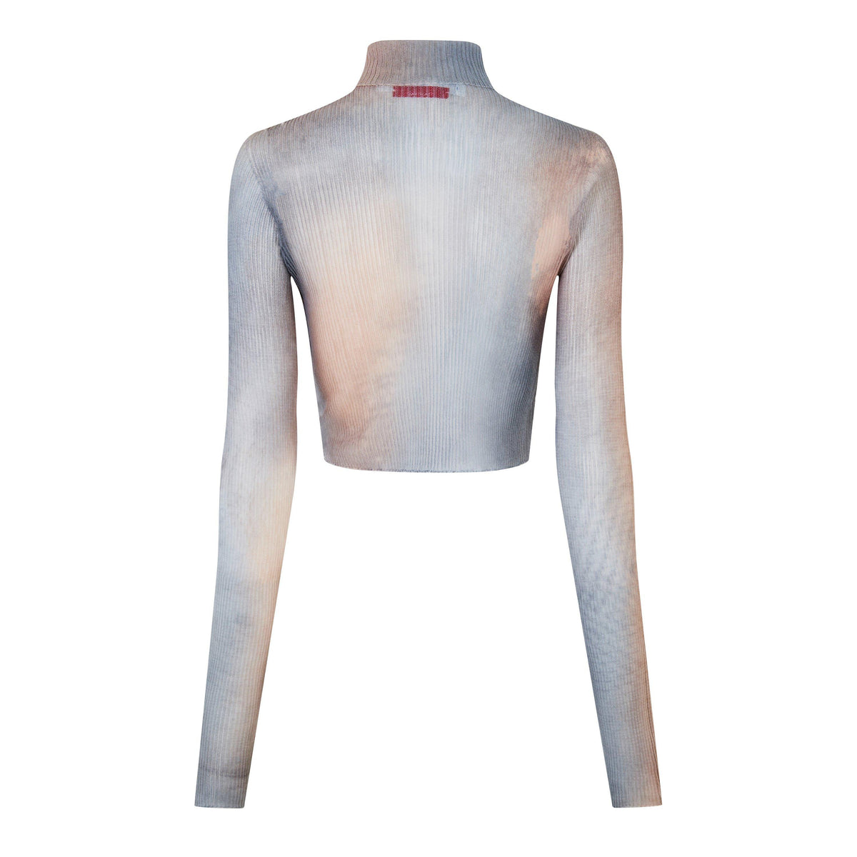 High Neck Rib Top