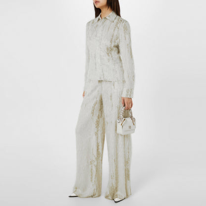 Eyelash Button Down Shirt