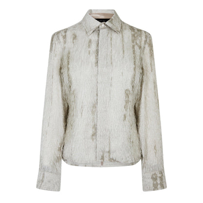 Eyelash Button Down Shirt