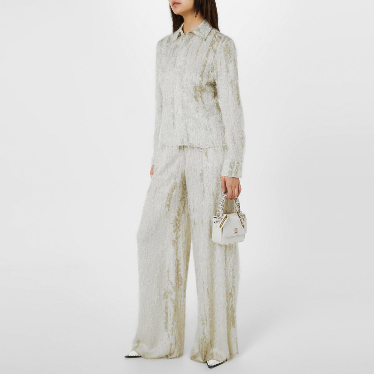 Eyelash Button Down Shirt