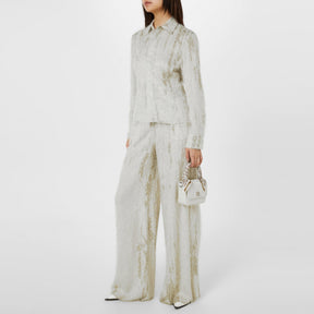 Eyelash Button Down Shirt