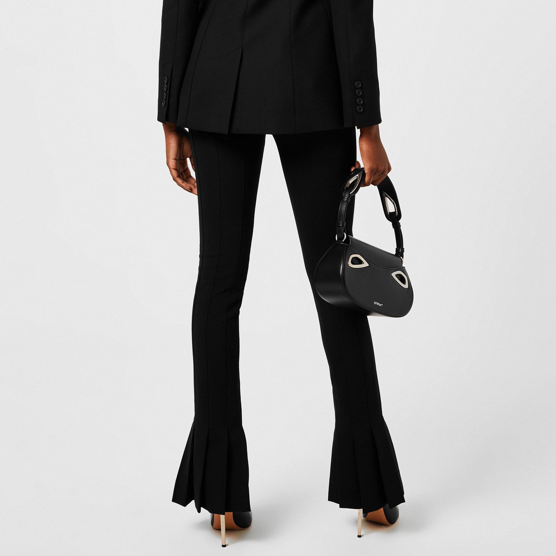 Women's Double Waist Bell Bottom Design Pants