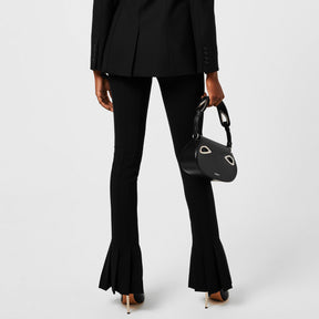 Women's Double Waist Bell Bottom Design Pants