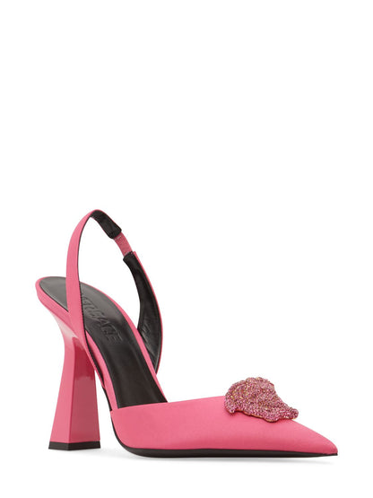 Versace Versace 105mm Satin slingback pumps - Size: UK 4 Heels | Shop From The Mirage