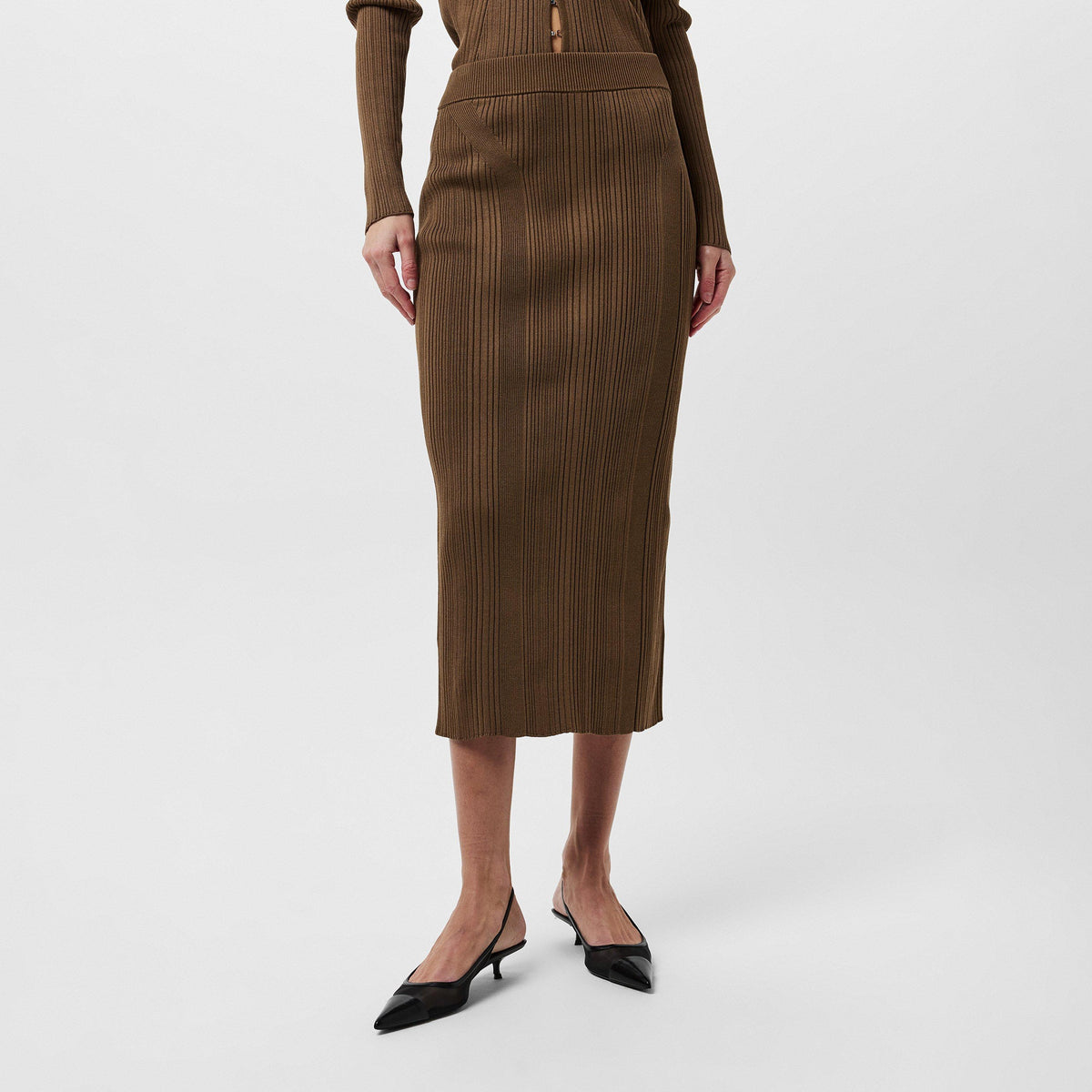 Freedah Knitted Pencil Skirt