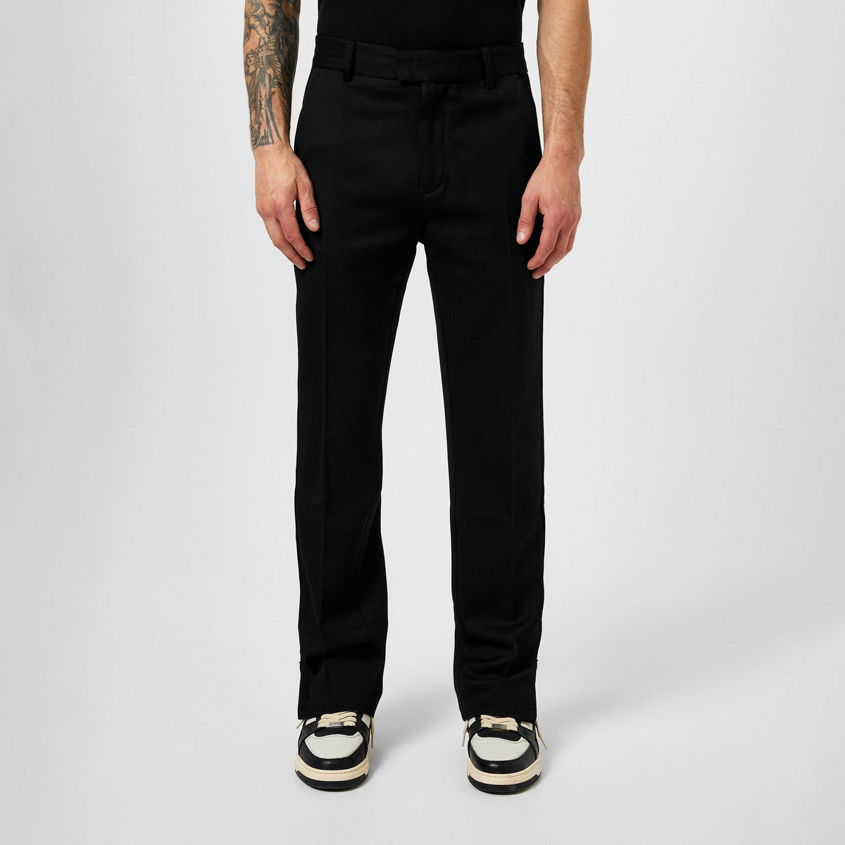 Men's Rep Split Pant, Stepped Split Hem Trousers