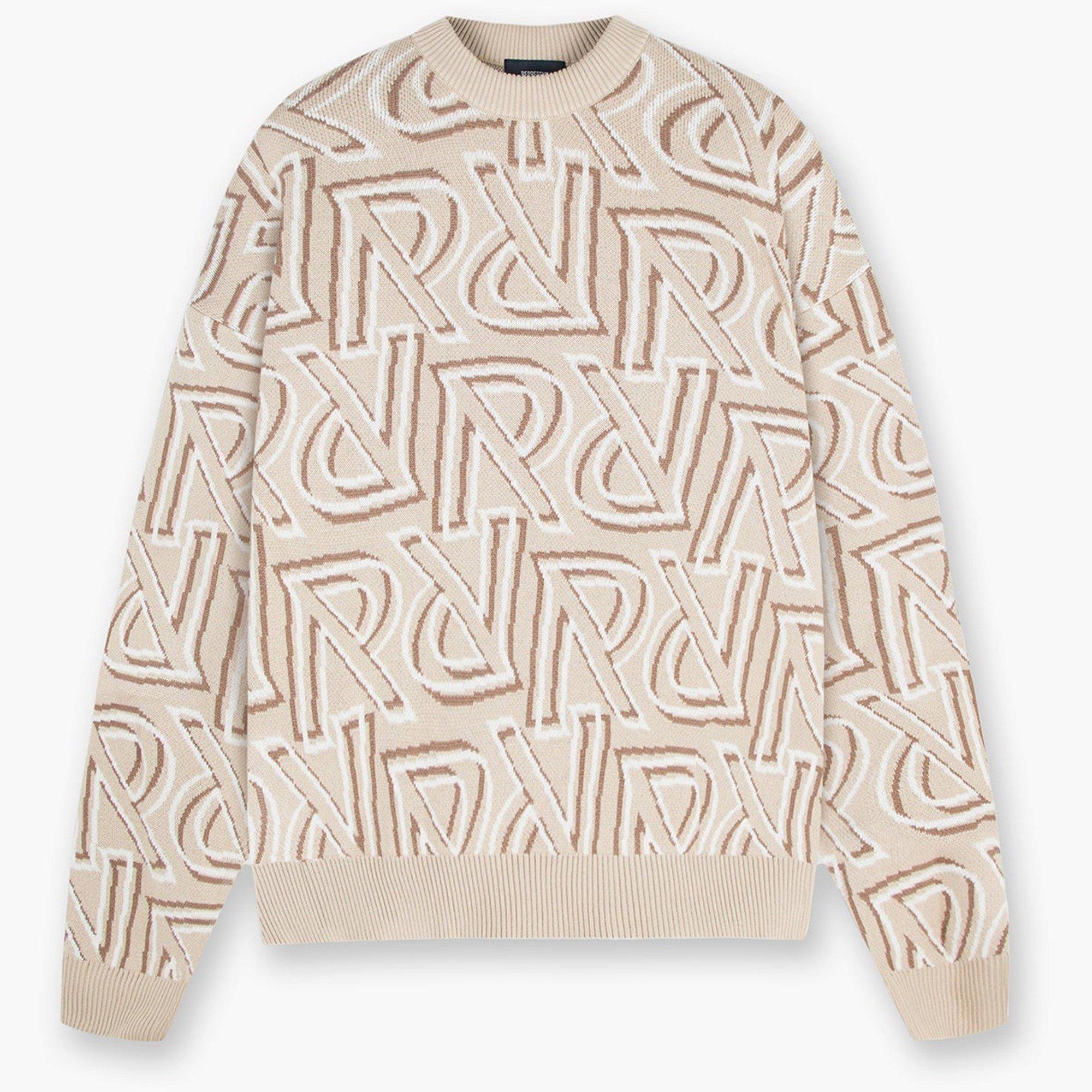Men's Rep All-over Monogram Knit Jumper
