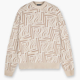 Men's Rep All-over Monogram Knit Jumper